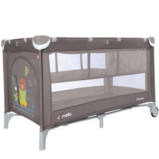 Детский манеж CRL-9201/2 Chocolate Brown, CARRELLO Piccolo+, со вторым дном